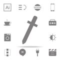 simple Sword icon. web icons universal set for web and mobile