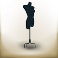 Simple tailor dummy Royalty Free Stock Photo