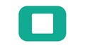 Simple Teal Square Shape Geometric Element Icon, vector design Generative AI Royalty Free Stock Photo