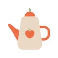 Simple teapot cute illustration