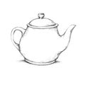 Simple teapot with lid