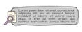 Simple text block with a magnifying glass icon for studying a document, agreement, contract for the design