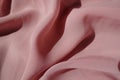 Simple pastel pink chiffon fabric in soft folds