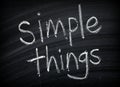 The Simple Things Royalty Free Stock Photo