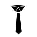 Simple tie icon. vector illustration Royalty Free Stock Photo