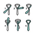 Simple tie knot 2