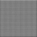 Simple tiny linear triangle pattern in black on an isolated white backdrop