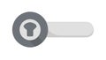 Simple toggle switch icon for settings or options , vector design Generative AI Royalty Free Stock Photo