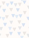 Simple Triangles Irregular Seamless Vector Pattern. Royalty Free Stock Photo