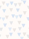 Simple Triangles Irregular Seamless Vector Pattern.