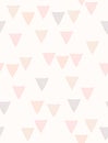 Simple Triangles Irregular Seamless Vector Pattern.