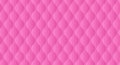 Simple upholstery quilted background. Pink leather texture sofa backdrop. Vector illustration