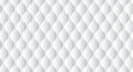 Simple upholstery quilted background. White leather texture sofa backdrop. Seamless texture upholstery quilted background