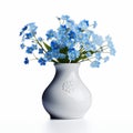 Simple Vase Forget-me-not: Beautiful Decoration For Any Space