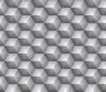 Gray hexa cubes Royalty Free Stock Photo