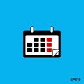 Simple vector design icon calendar Royalty Free Stock Photo