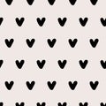 Simple vector design pattern tiny elements heart