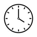 Clock icon Royalty Free Stock Photo