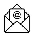 Mail line icon