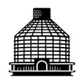 Simple Vector Icon Of Kiln Logo Design Illustration. Royalty Free Stock Photo