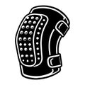 Simple Knee Pads Vector Icon Illustration For Minimal Logo Design. Royalty Free Stock Photo