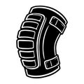 Simple Knee Pads Vector Icon For Logo Design Illustration Use. Royalty Free Stock Photo