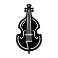 Simple vector icon oompah bass logo design illustration. Royalty Free Stock Photo