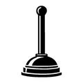 Simple Vector Icon Of Plunger Logo Design Illustration. Royalty Free Stock Photo