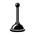 Simple Vector Icon Of Plunger Logo Design Illustration. Royalty Free Stock Photo