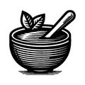 Simple vector icon sancocho logo design illustration. Royalty Free Stock Photo