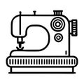 Simple Vector Icon of Sewing Machines Logo Illustration. Royalty Free Stock Photo