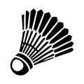 Simple Shuttlecock Vector Icon Logo Illustration. Royalty Free Stock Photo