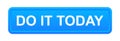 Do it today button Royalty Free Stock Photo