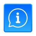 Info icon symbol button Royalty Free Stock Photo