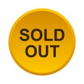 Sold out button