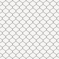 Simple vector pattern, vertical black thin wavy lines on white background. Illustration of mesh, fishnet, lace. Royalty Free Stock Photo