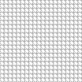 Vector pixel art seamless pattern of minimalistic abstract tile of white puzzle pieces on light gray background Royalty Free Stock Photo