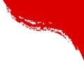 simple vector square blank background, crayon red and white for indonesia independence day celebration