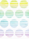 Simple vertical seamless template with handdrawn ink circles in freehand style, with stripe gradient texture, imperfect, grainy