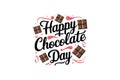 Happy Chocolate Day Vector Illustration Royalty Free Stock Photo
