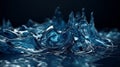 Simple water texture background, wallpaper. Generative ai