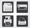 Simple web icon in : office equipment Royalty Free Stock Photo