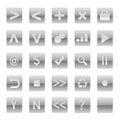 Simple Web Software Internet Buttons Royalty Free Stock Photo