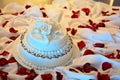 Simple wedding cake Royalty Free Stock Photo