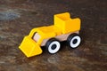 Simple wheel dozer toy