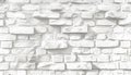 Simple white brick wall with light gray shades seamless pattern surface texture background Royalty Free Stock Photo