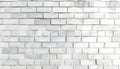 Simple white brick wall with light gray shades seamless pattern surface texture background Royalty Free Stock Photo