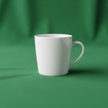 Creates soft shadows around the mug, highlighting its smooth, Royalty Free Stock Photo