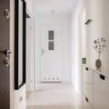 Simple white home hallway Royalty Free Stock Photo