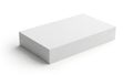 Simple white rectangular block Royalty Free Stock Photo